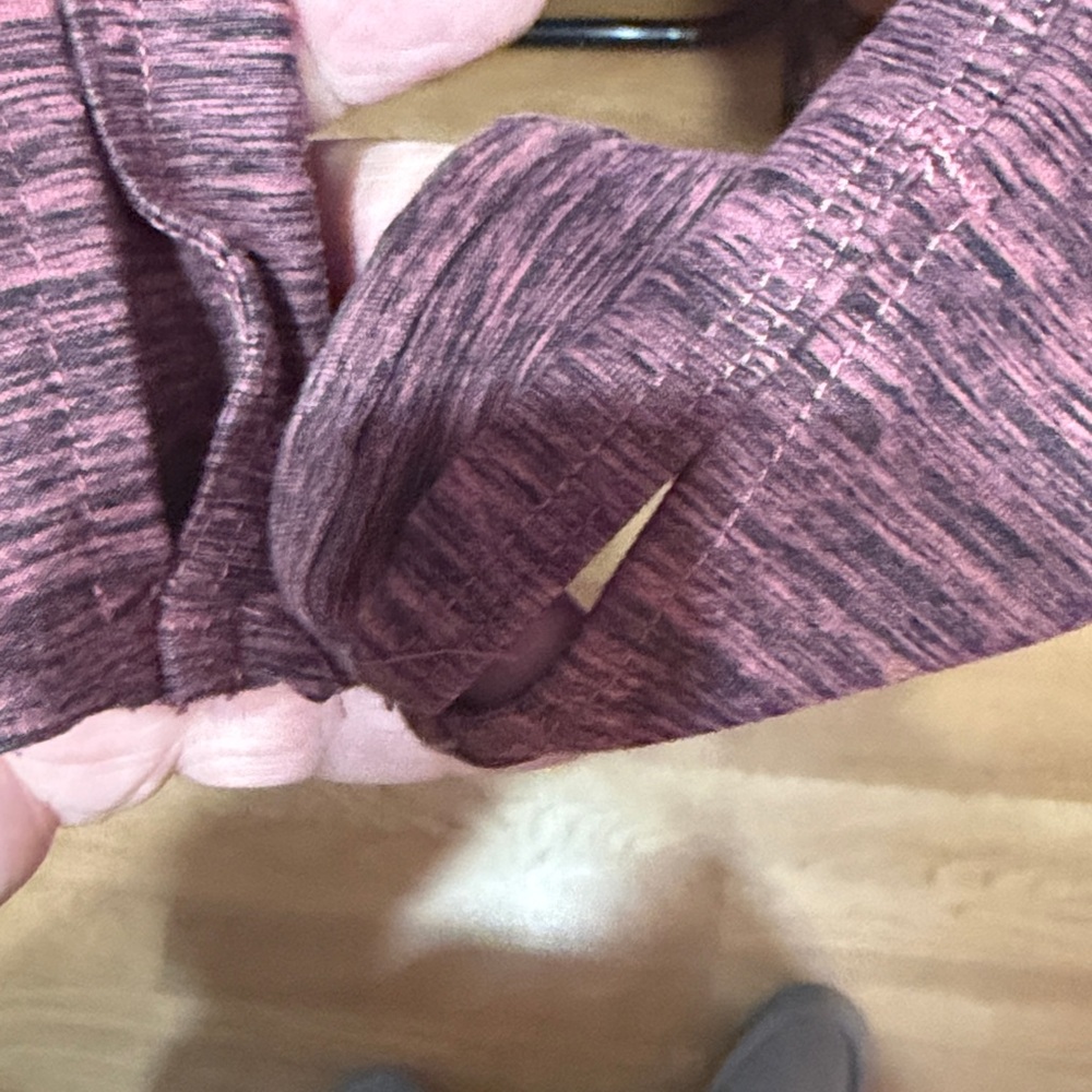Yogalicious Lux Heathered Plum Full Zip Athletic Jacket Size M - Picture 8 of 8